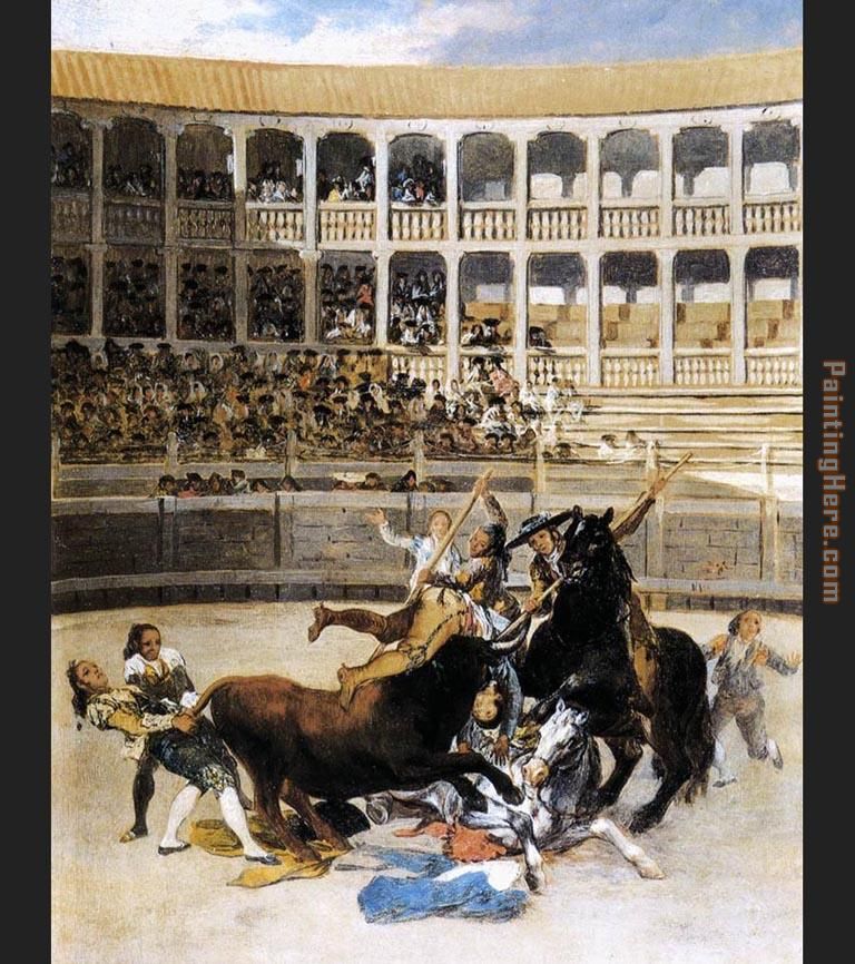 Francisco de Goya Picador Caught by the Bull